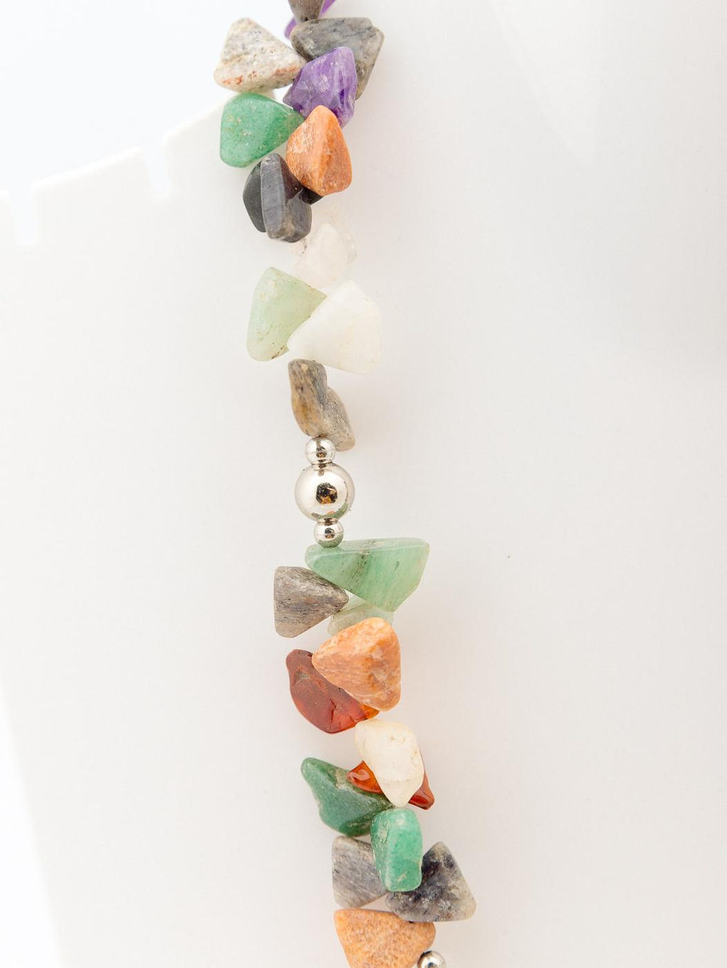 Украшение Бусы камень (оникс) №0048/7 - Ганг фото 2