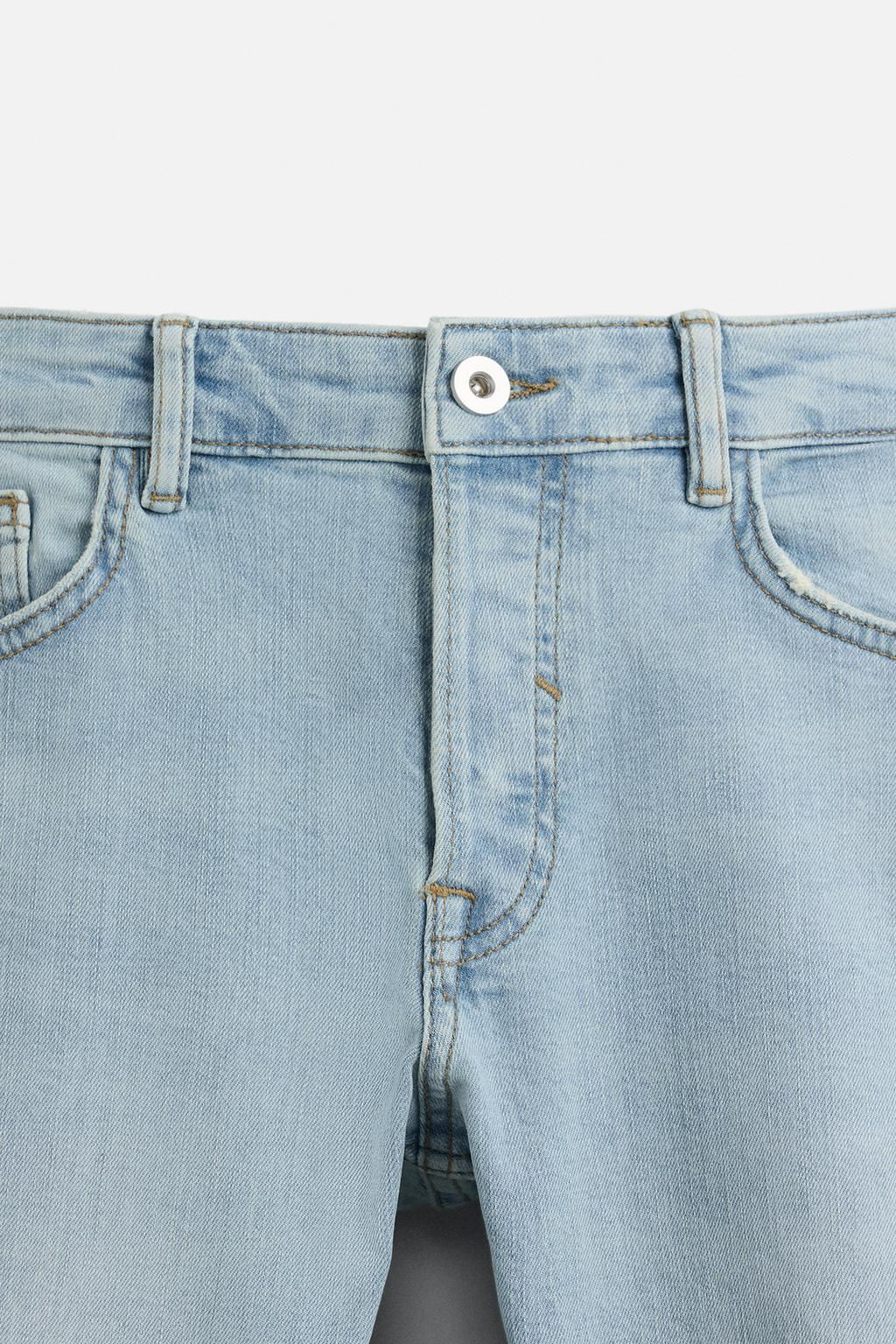 RIPPED SKINNY FIT JEANS - Zara фото 9