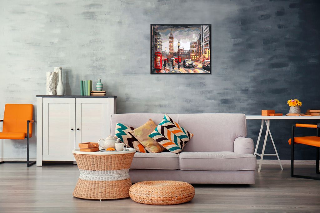 ФРЕЯ PNB/PL-028 Набор для раскрашивания по номерам 50 х 40 см Гуляя по Лондону фото 8