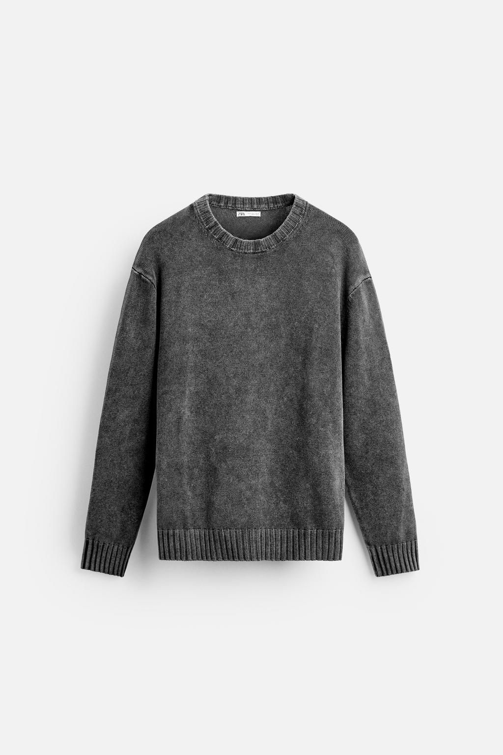 TEXTURED WASHED SWEATER - Zara фото 23