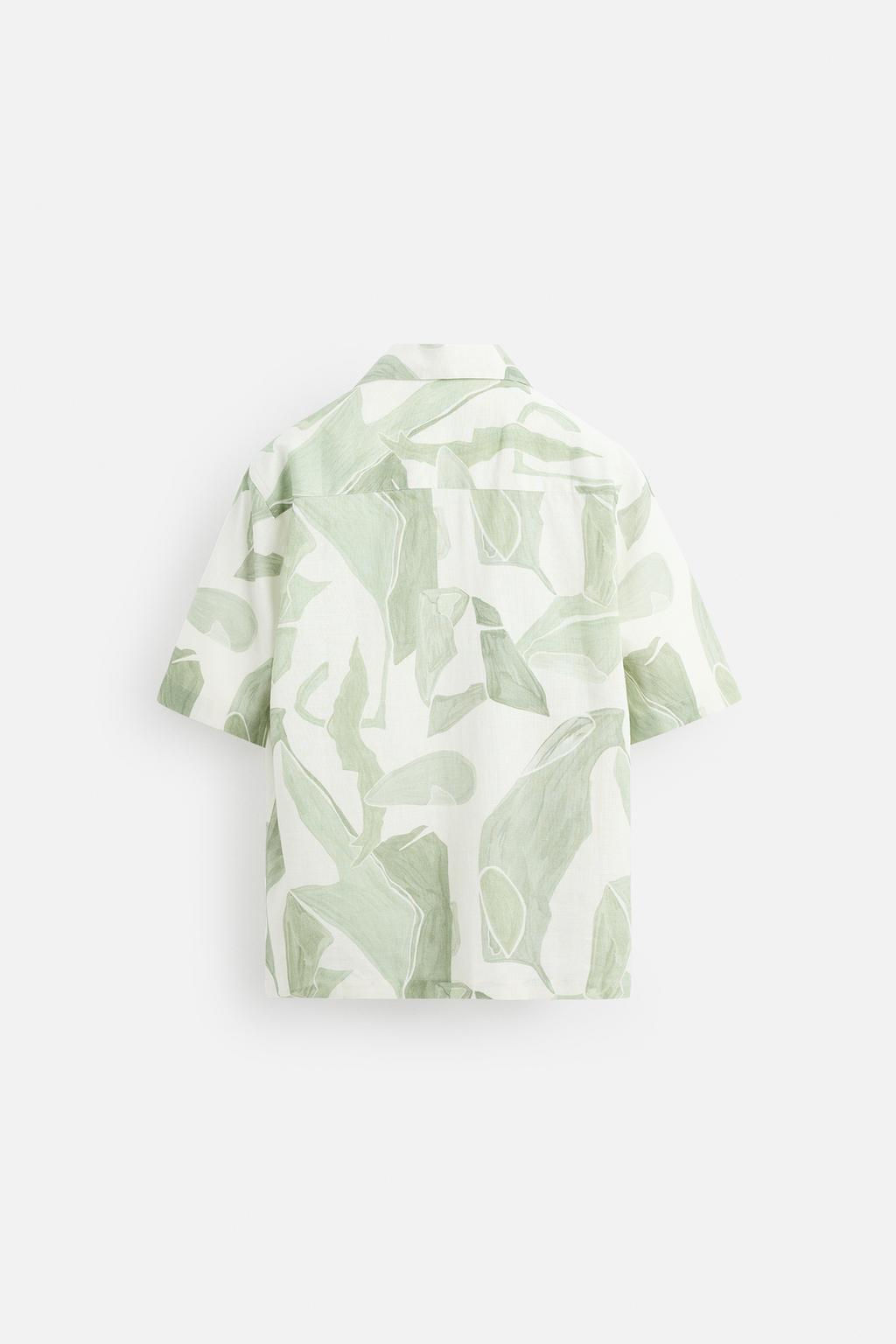 ABSTRACT PRINT SHIRT - Zara фото 8