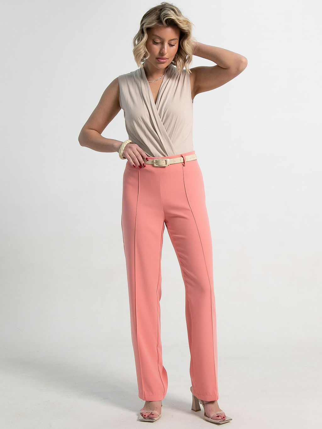Брюки со стрелками Эверест (коралл) Б14267-30М - Lt collection фото 6