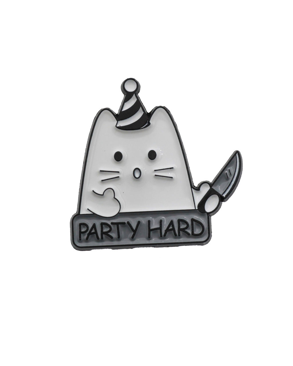 Металлический значок Party hard - Krumpy фото 3