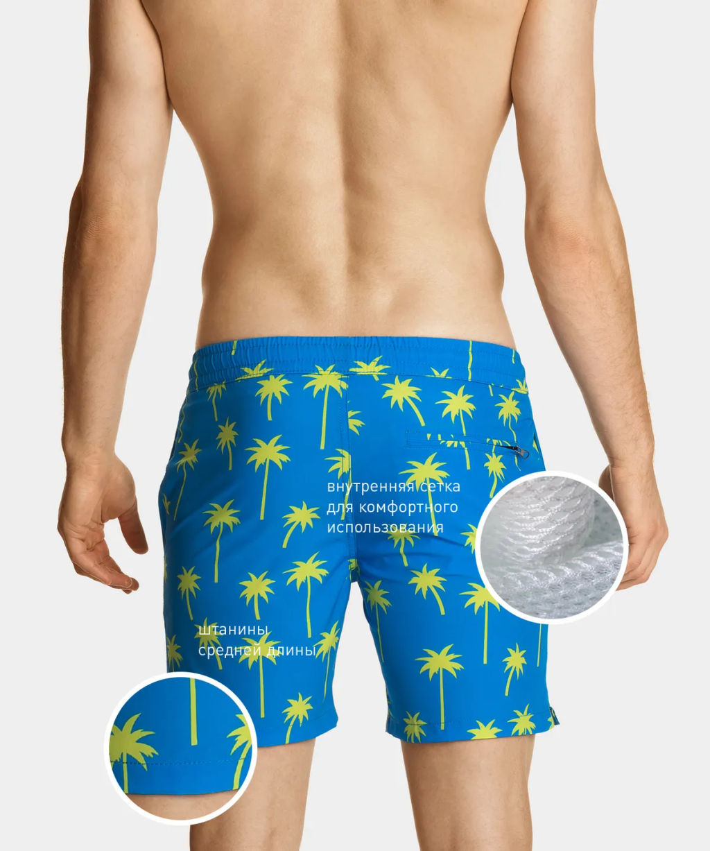 ATLANTIC KMB-205 Шорты мужские Palms фото 5