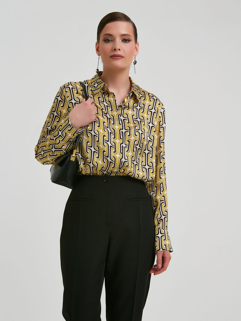 Блузка с принтом