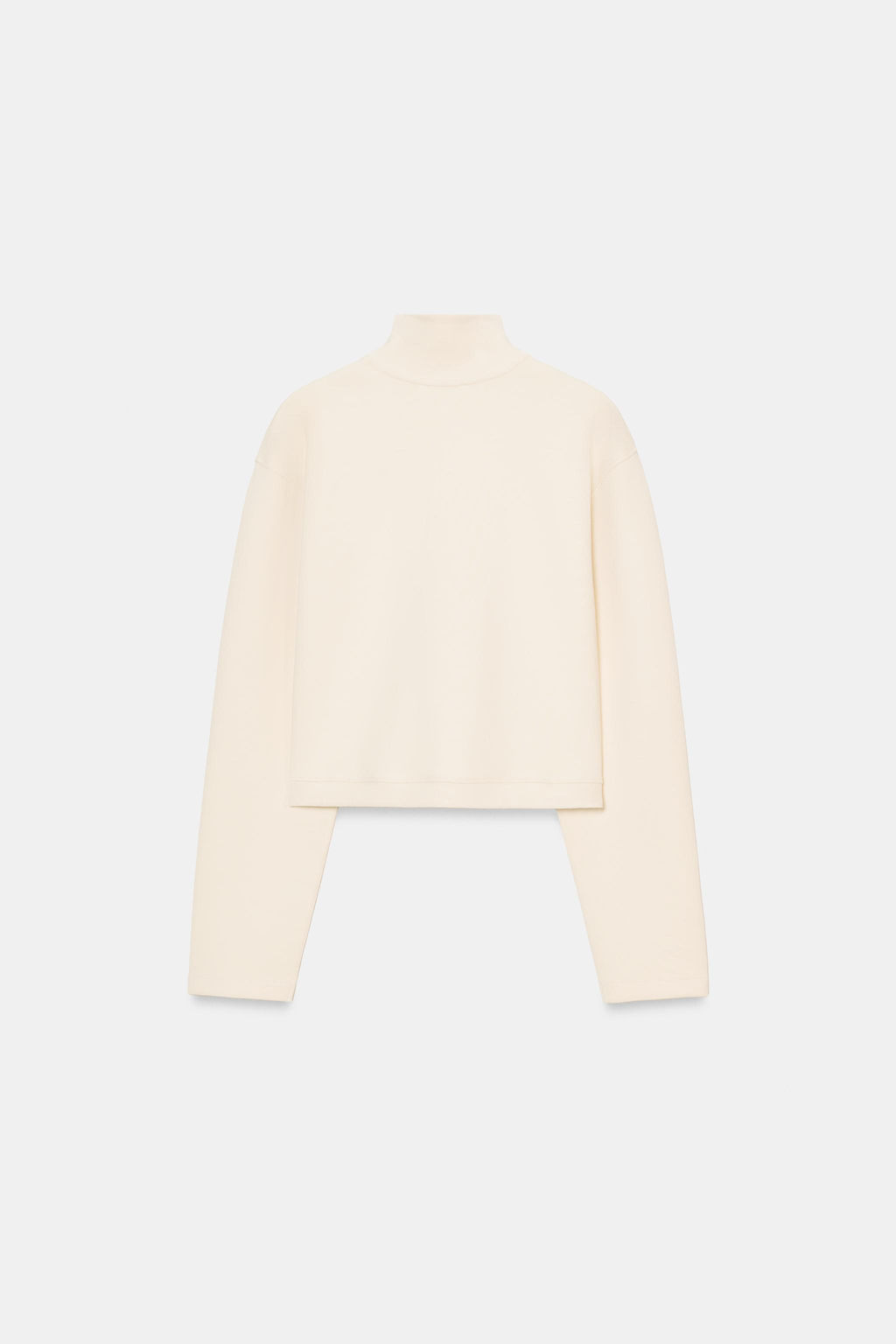 SUDADERA POLO INTERLOCK / Mantequilla - Zara фото 4