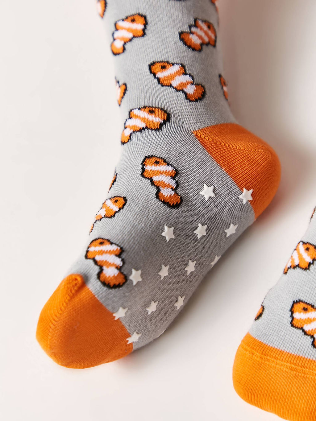 Цена за 2 пары Conte-kids Антискользящие носки TIP-TOP с рисунками серый