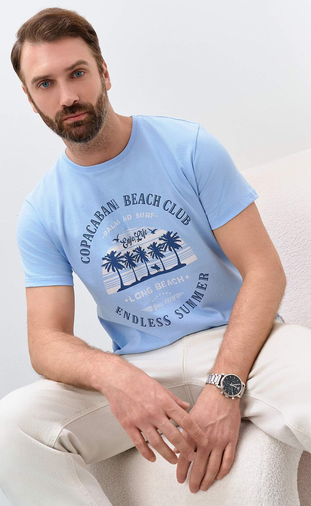 Футболка P611-06-936 blue - Primm фото 11