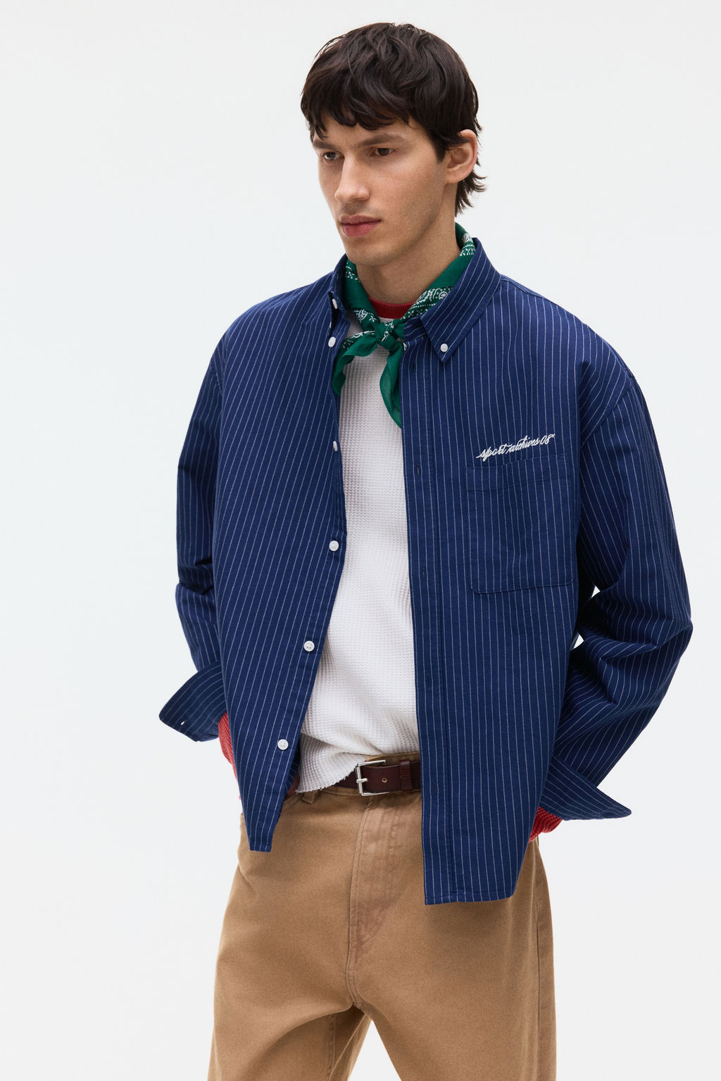 Camisa Oxford Loose Fit - H&m фото 9