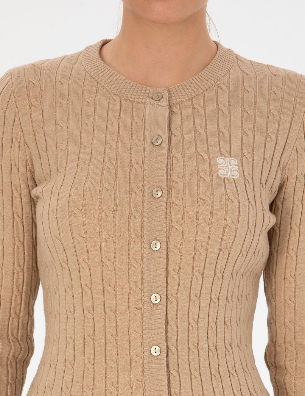 Bej Melanj Ex. Slim Fit Triko H_rka