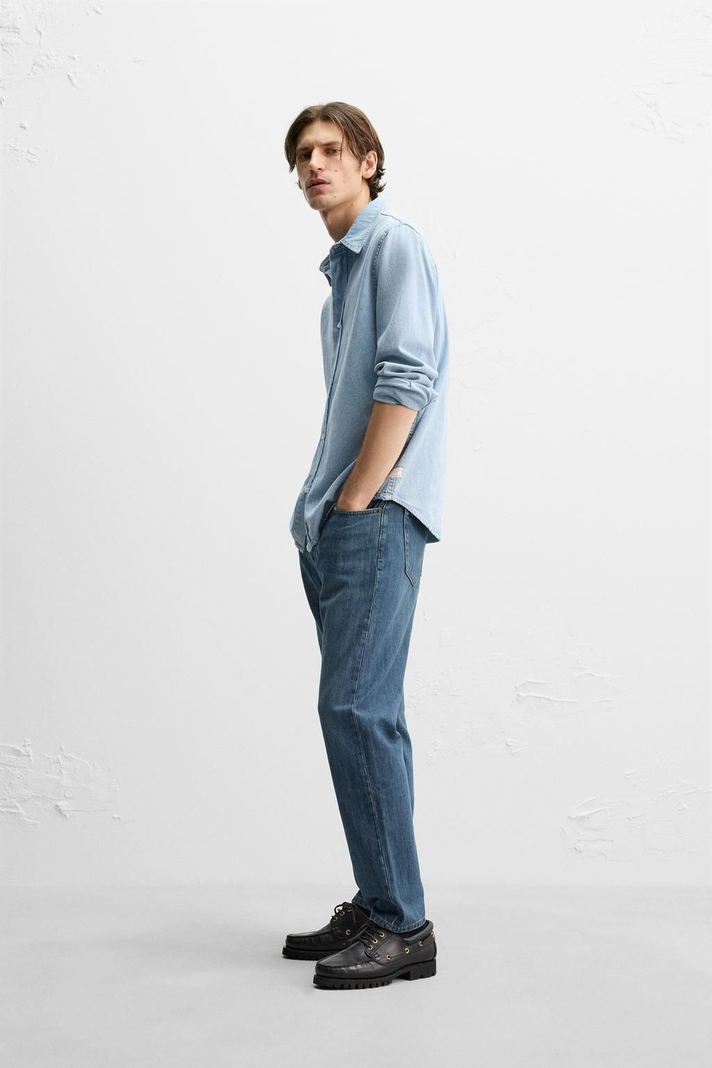 STRAIGHT-FIT REGULAR JEANS - Zara фото 14