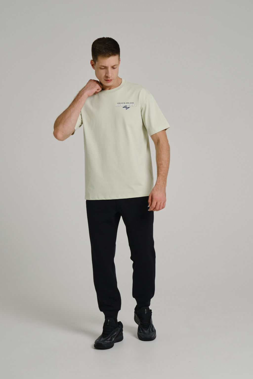 Футболка Светло-зеленый SHOCK 4 SS Tee - Anta фото 2