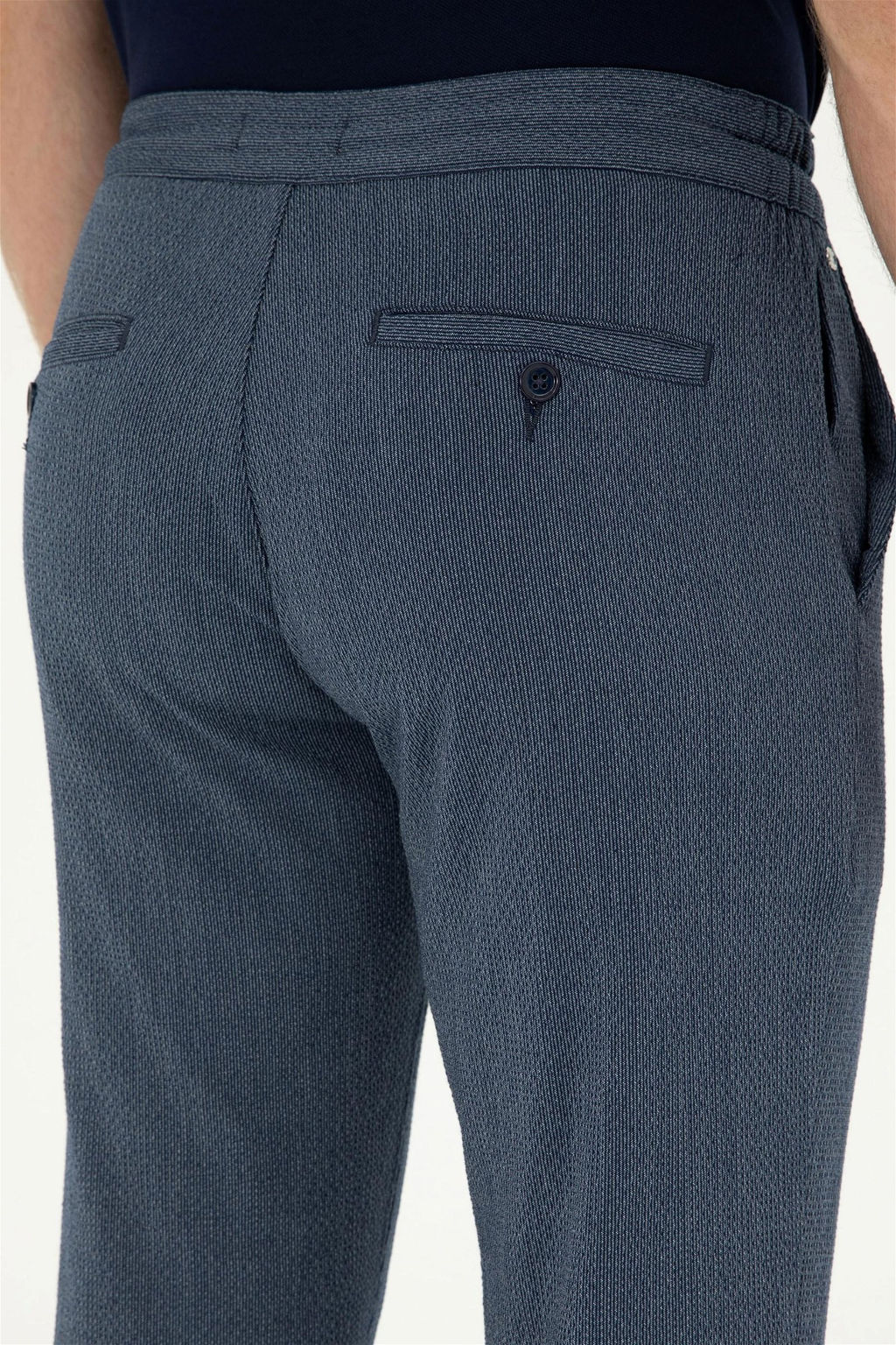 U. S. Polo Assn / Мужские темно-синие брюки из плотной ткани - U.s. polo assn фото 6