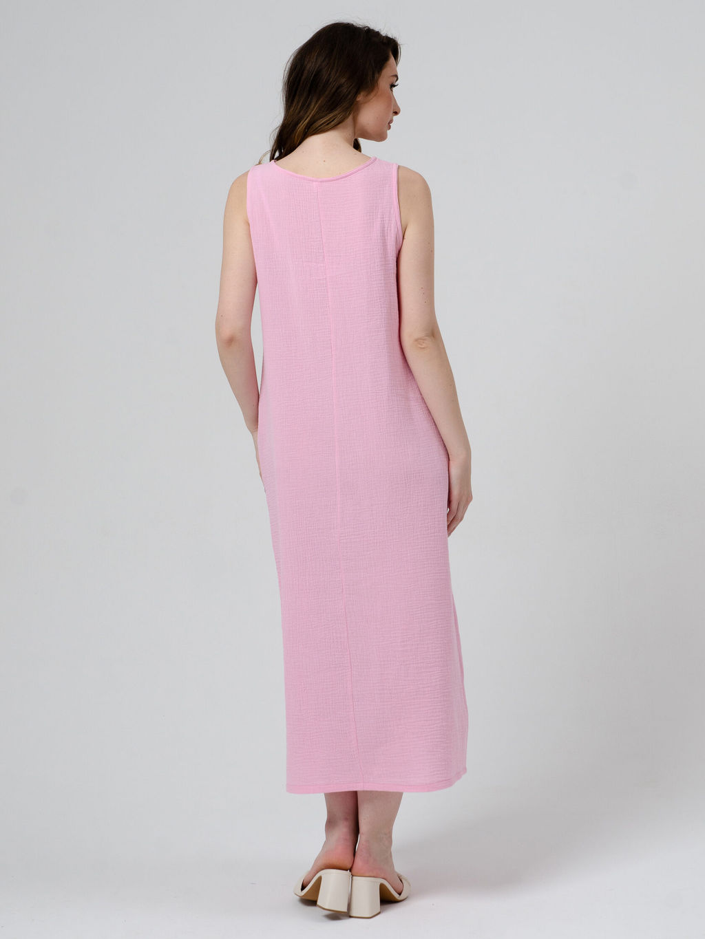 Женское платье муслин розовое 2319 (8)