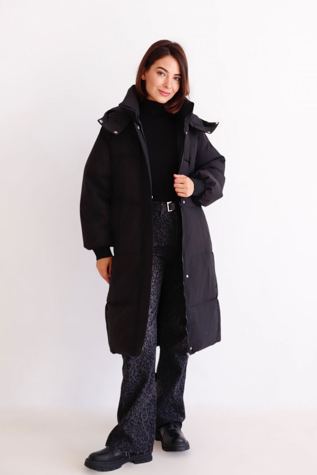 Martichelli Пуховик зимний чёрный  фото 11