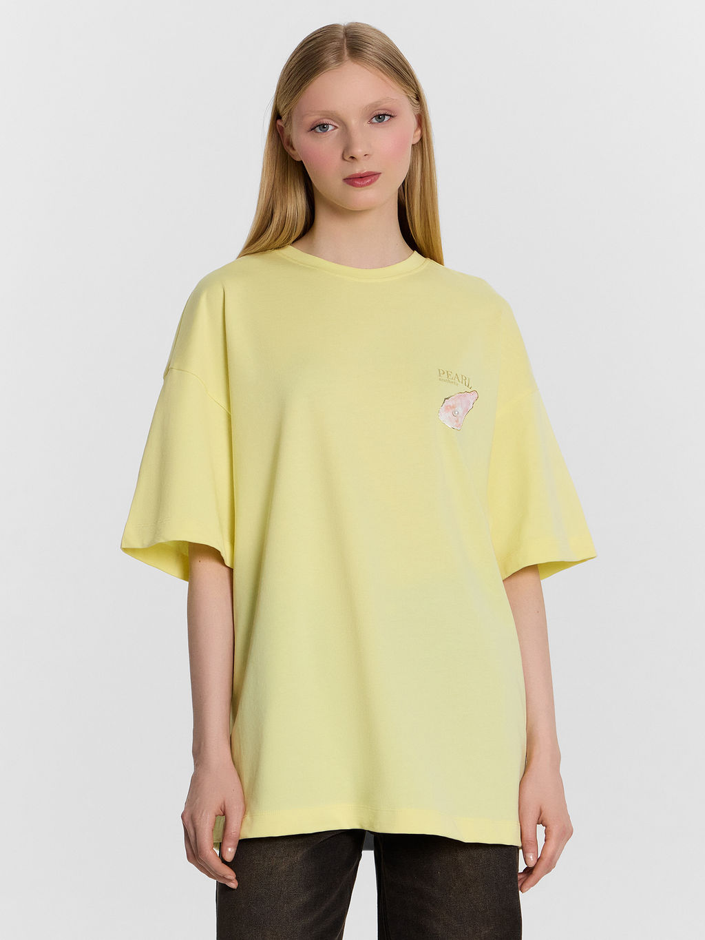 Футболка женская Mark Formelle желтая с принтом  фото 2