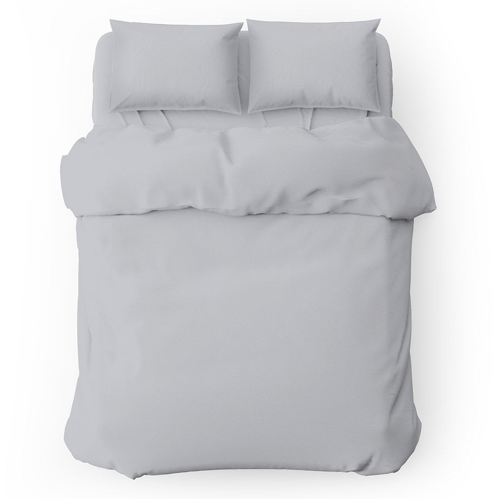 Пододеяльник 2-х спальный на кнопках "Серебряная роса" 175х215см, перкаль 115г/м2, хлопок 100%, упаковка "классическая" ПВХ 28х41см, "Домашняя мода" (Россия)