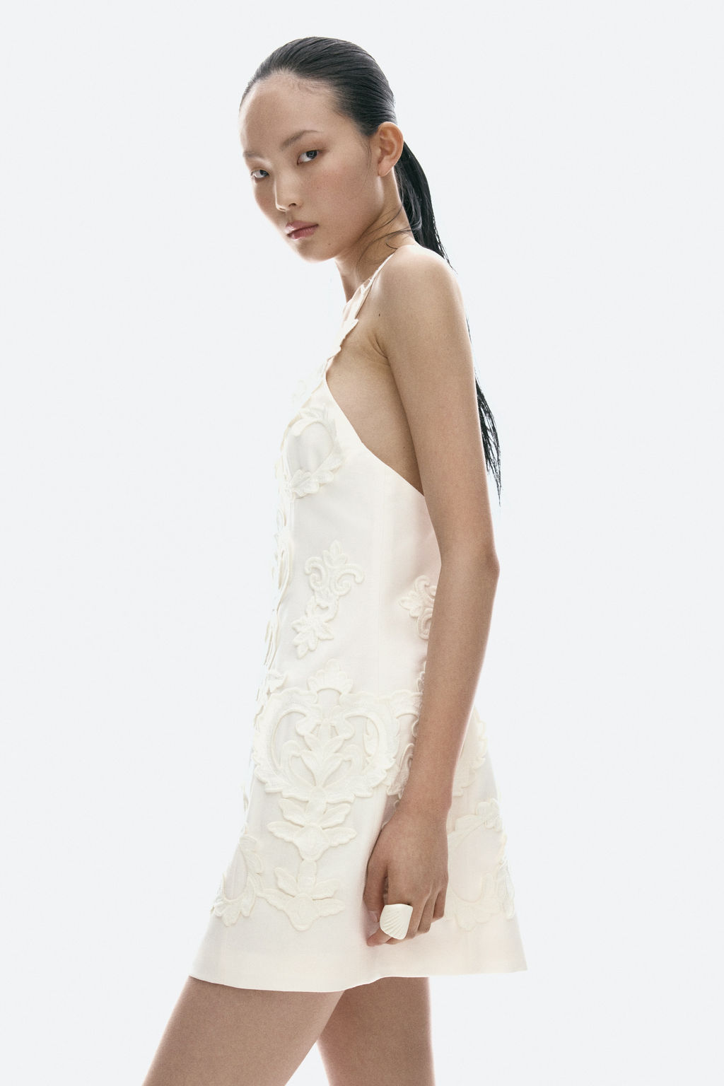 Vestido de tirantes con aplicaciones - H&m фото 5