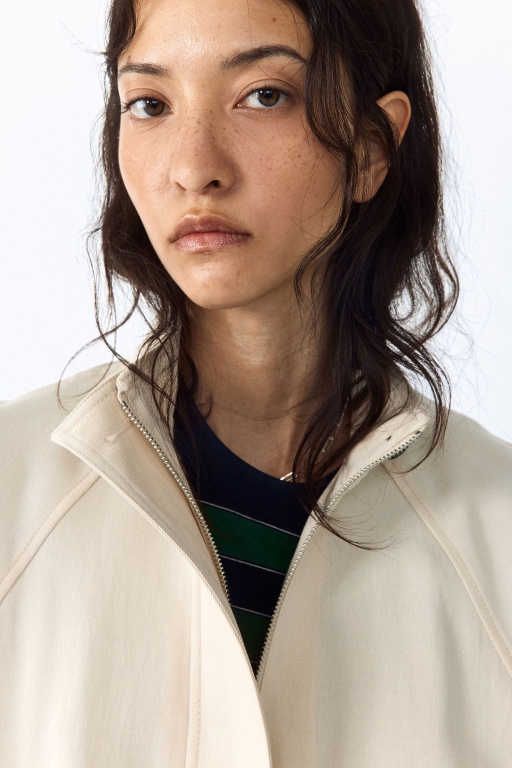 Chaqueta oversize en mezcla de lino - H&m фото 6