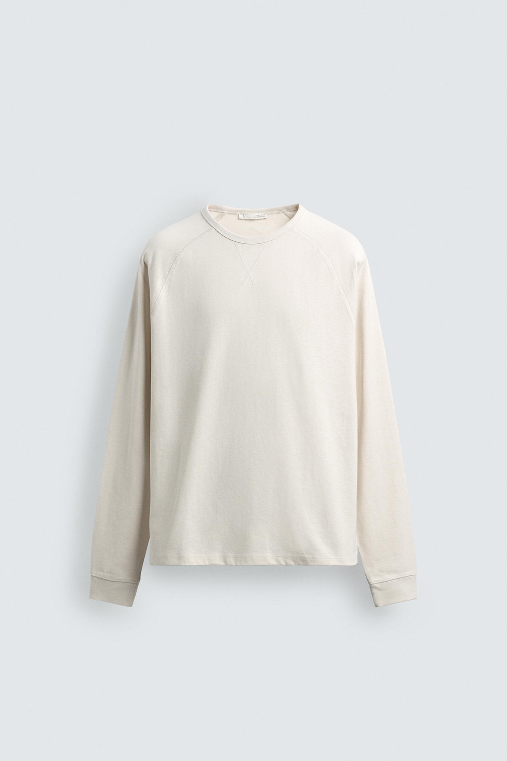 CAMISETA HEAVYWEIGHT CREWNECK / Beige claro - Zara фото 7