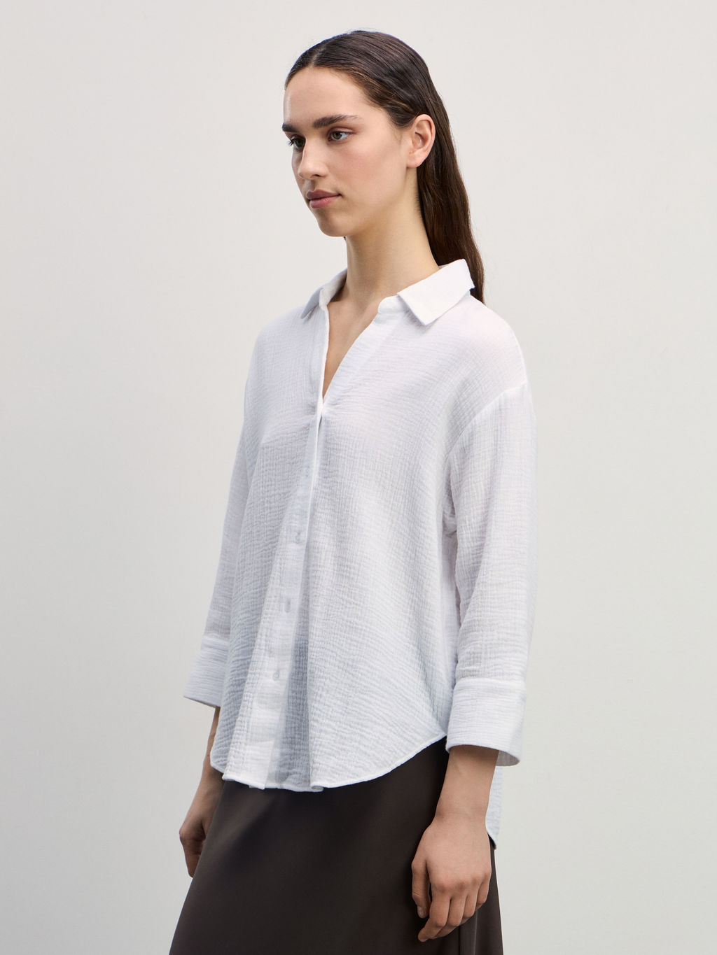 Рубашка из хлопка / Zarina  фото 4