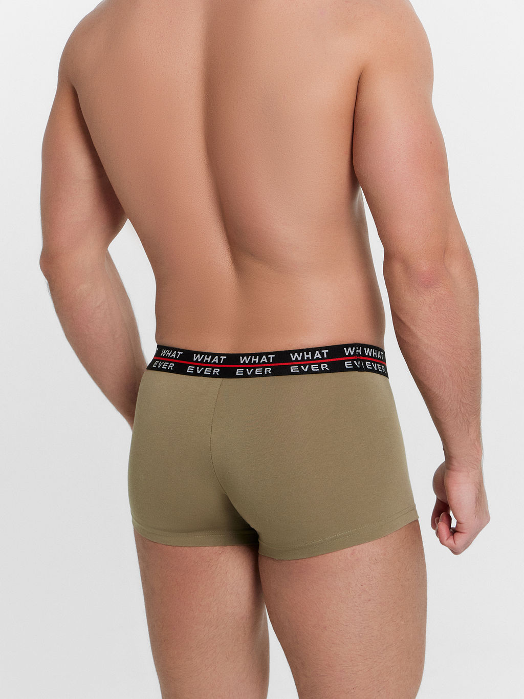 Цена за 2 штуки! Трусы мужские боксеры в цвете хаки - Mark formelle фото 4