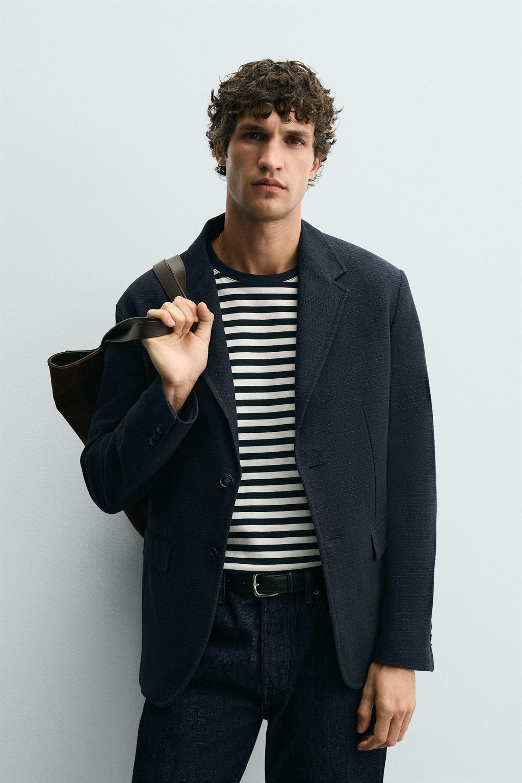 TEXTURED REGULAR FIT BLAZER - Zara фото 2