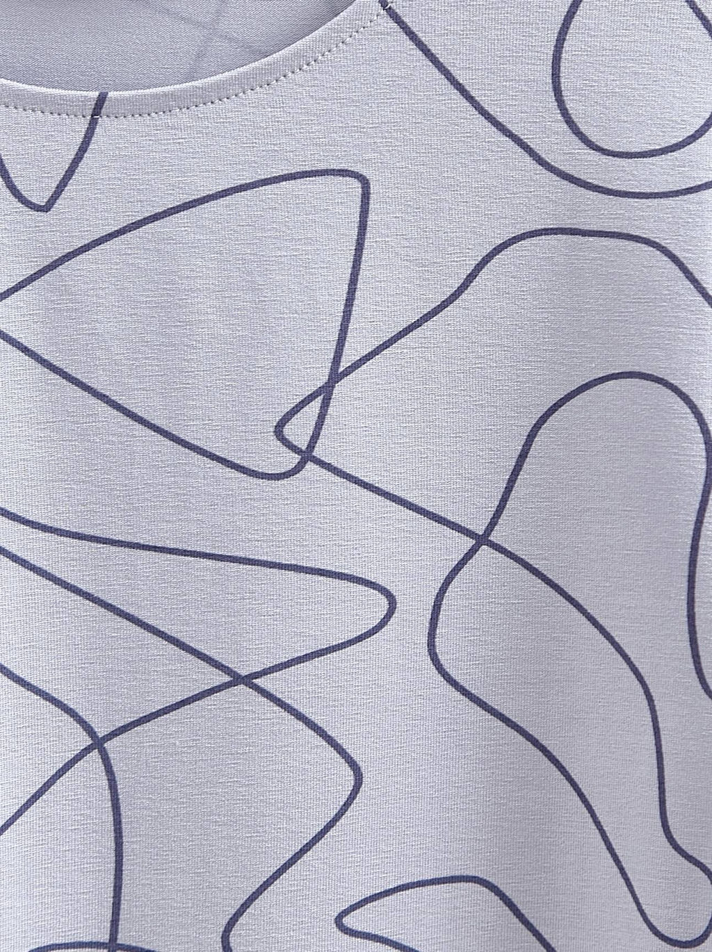 CONTE Боди из вискозы с расклешенными рукавами LBD 3145 pearl blue-lines - Conte elegant фото 8