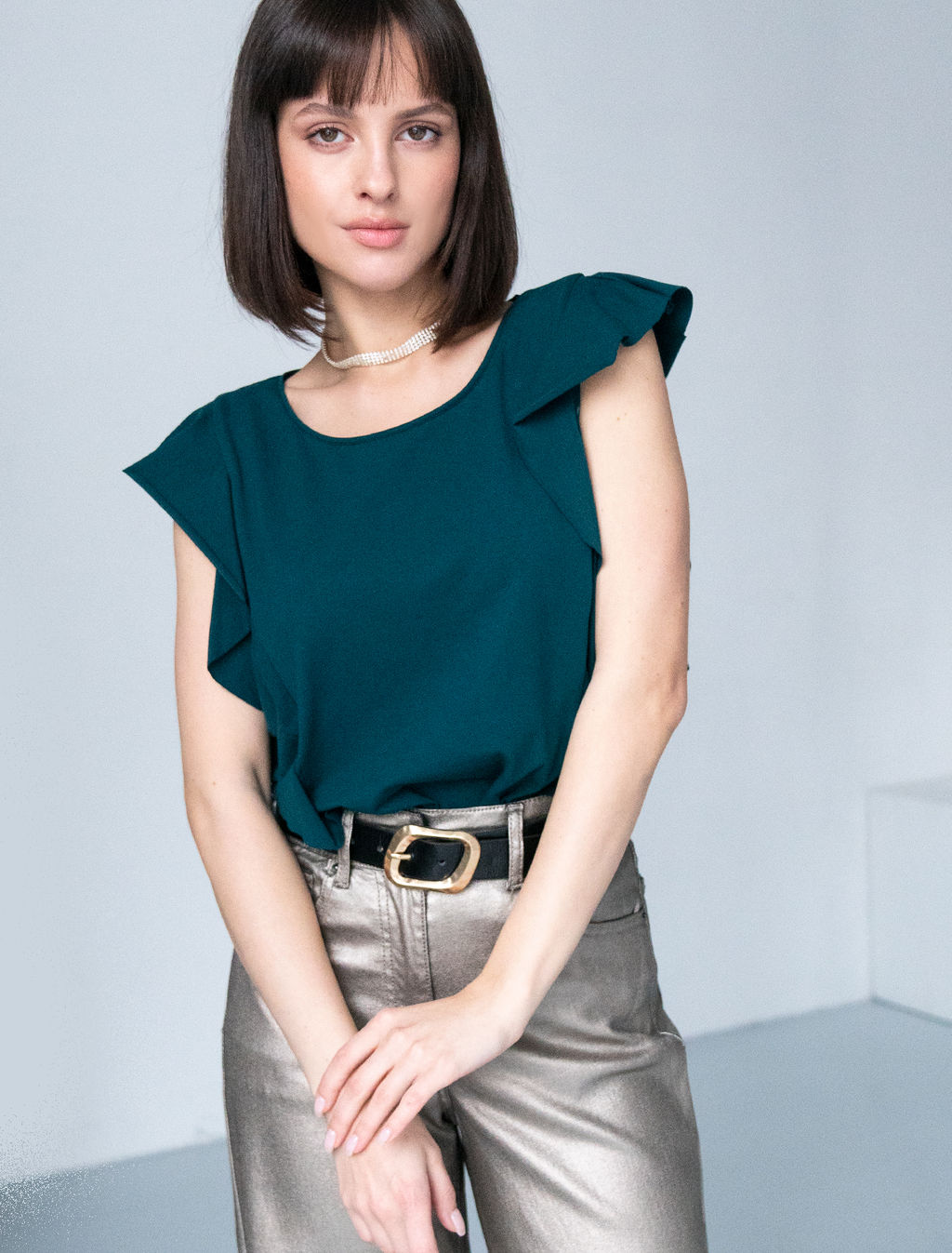 VILATTE / Топ с воланами  фото 3