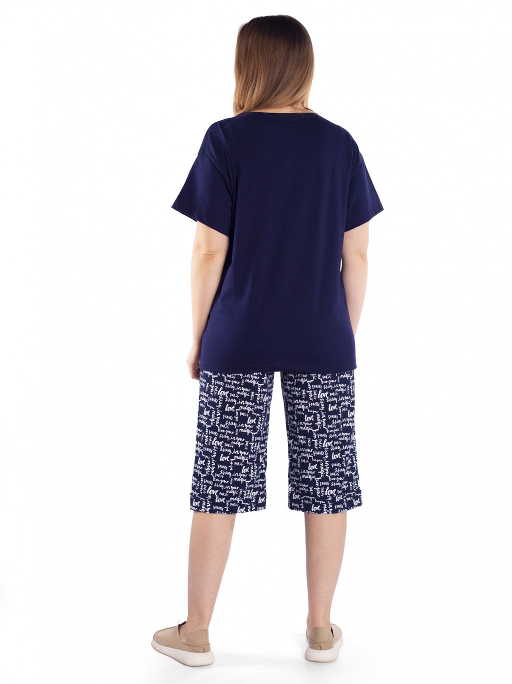 Костюм женский кулирка с бриджами ПОЭМА - Domtrik фото 2