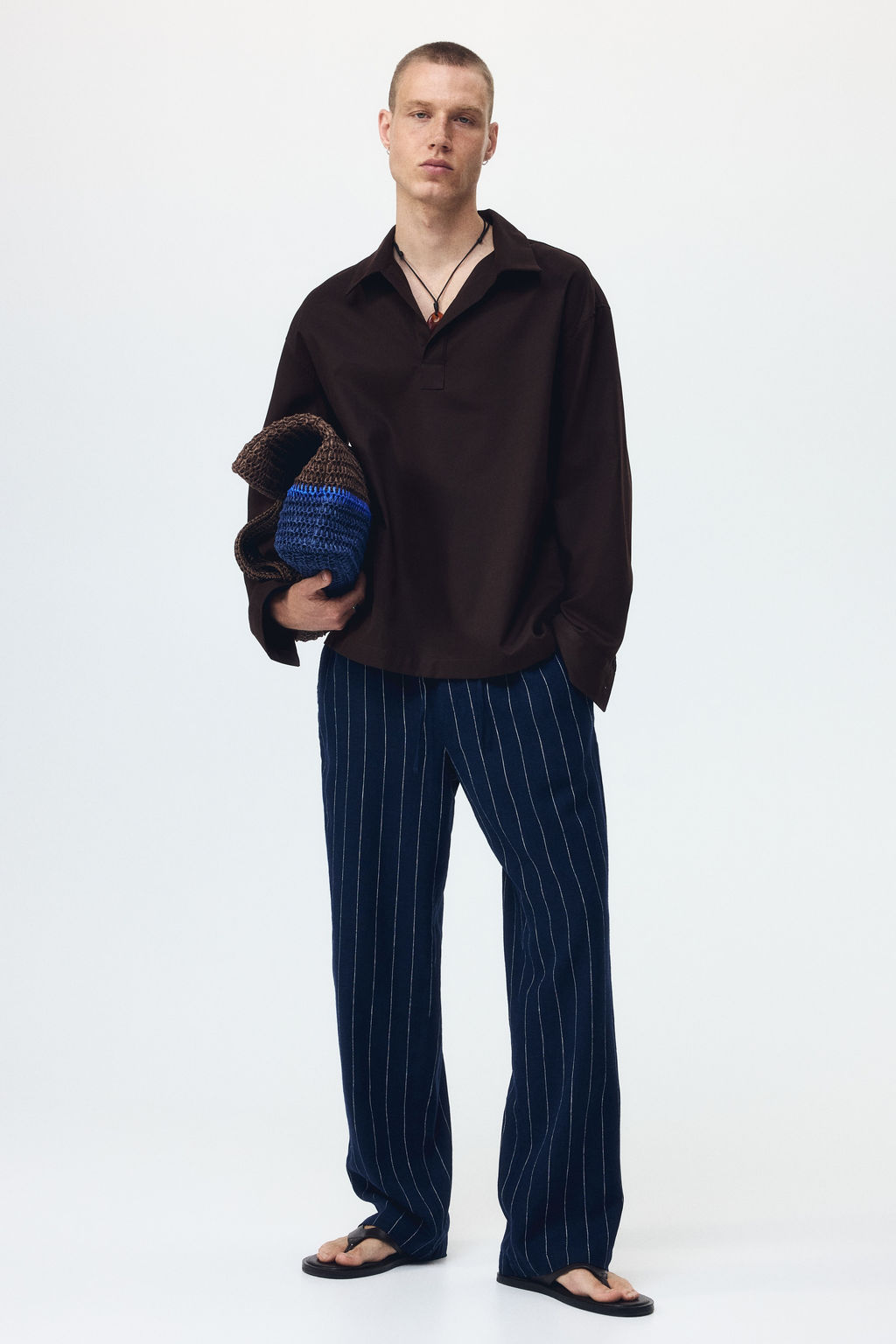 Camisa popover Relaxed Fit - H&m фото 2