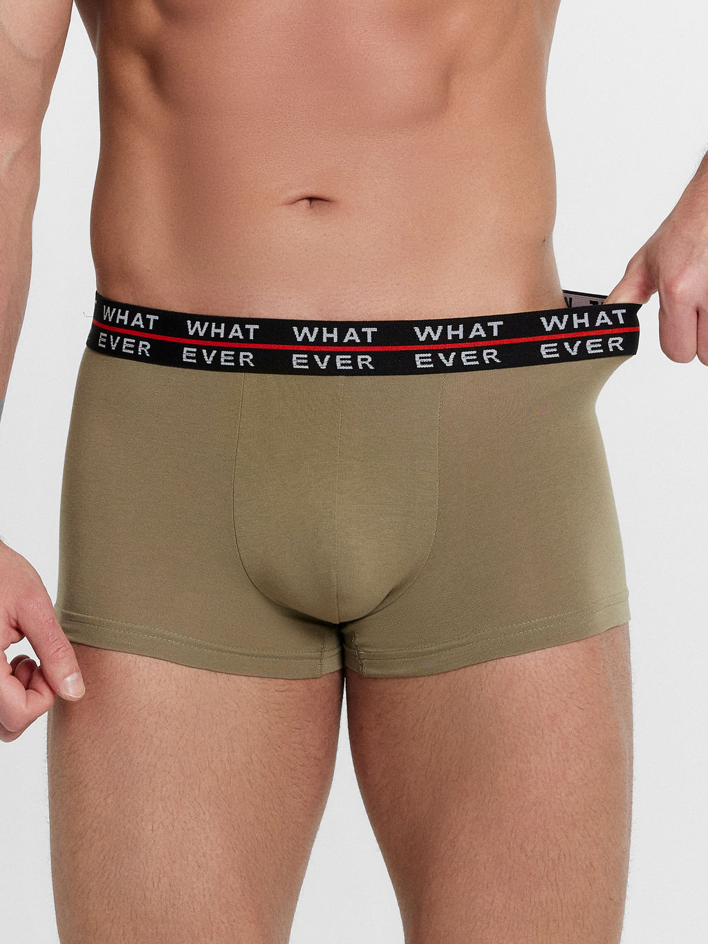 Цена за 2 штуки! Трусы мужские боксеры в цвете хаки - Mark formelle фото 2