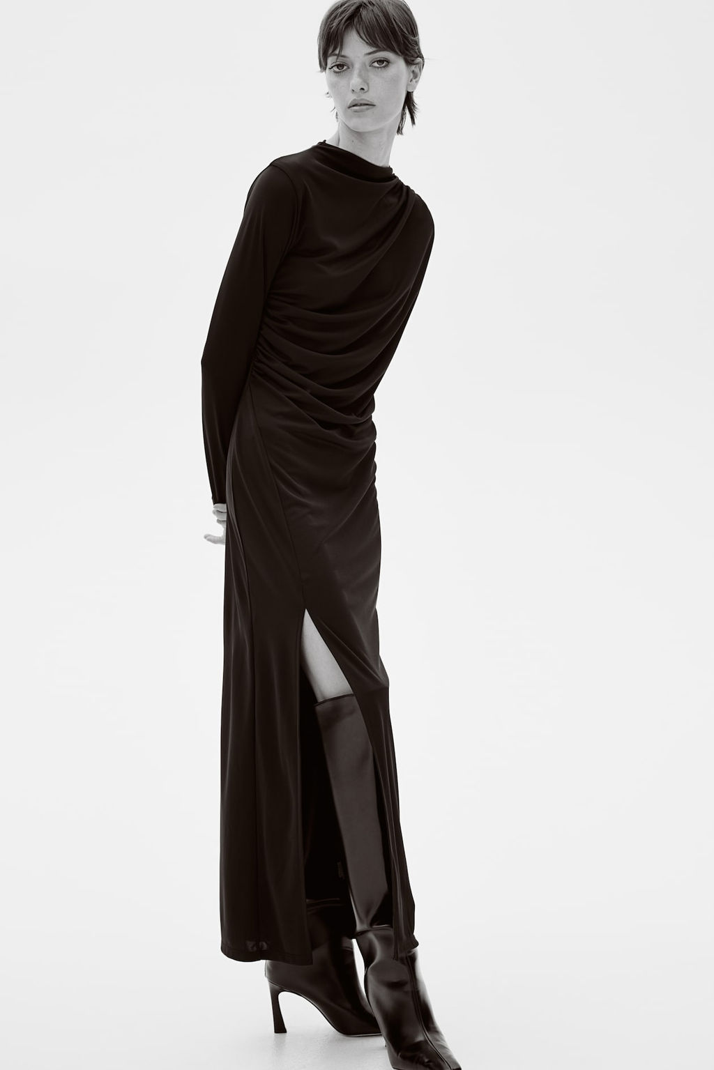 Draped maxi dress - H&m фото 4