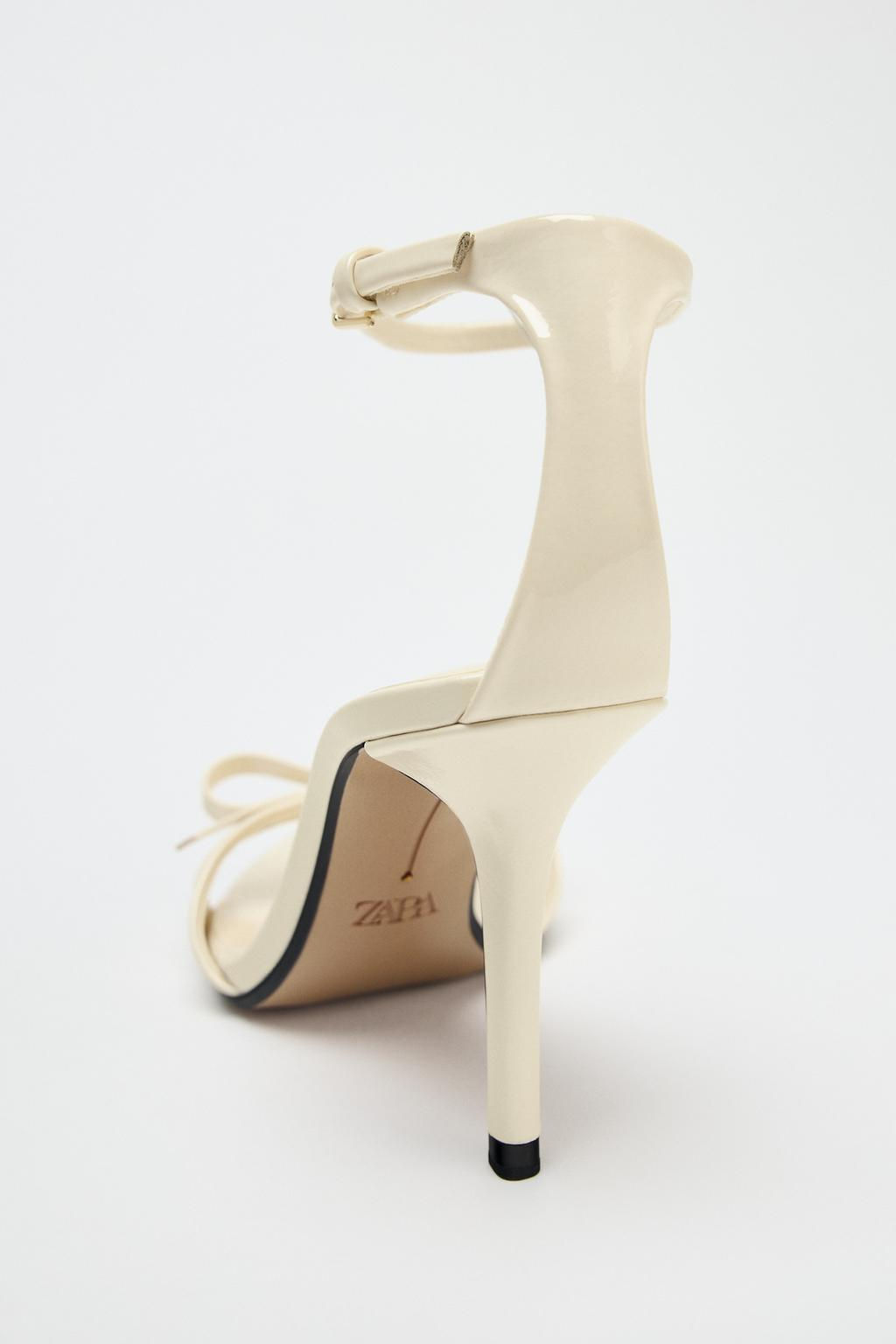 BOW HEELED SANDALS - Zara фото 5