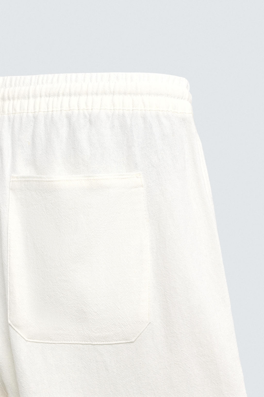 BERMUDA RELAXED FIT VISCOSA - LINO / Blanco - Zara фото 10