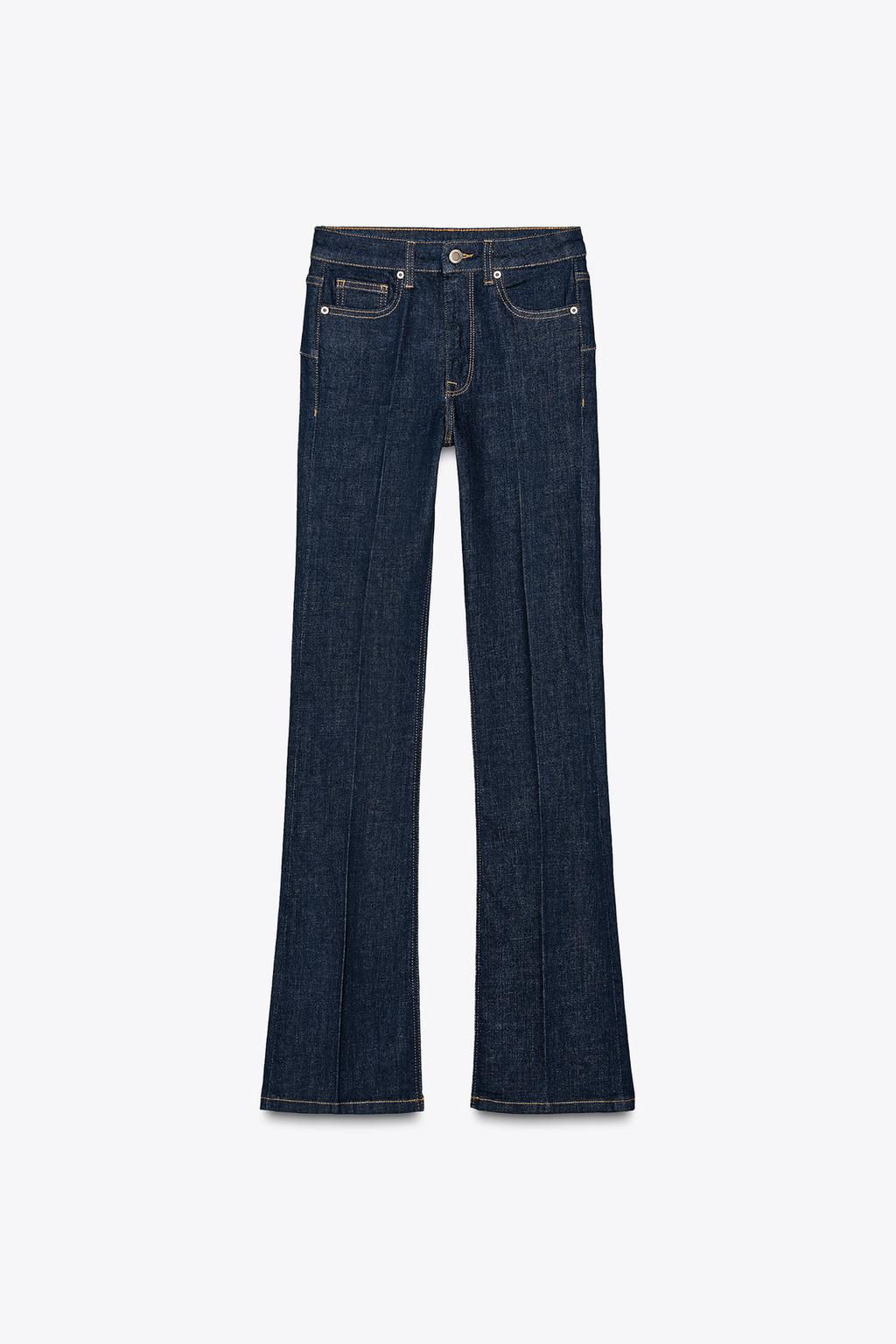 ZW COLLECTION BOOTCUT FULL LENGTH MID-WAIST JEANS - Zara фото 12
