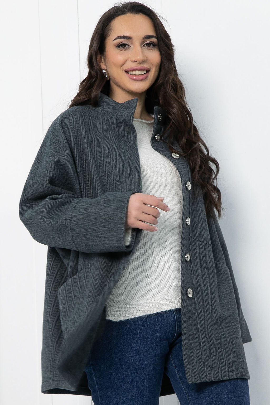 Жакет Вместе навсегда (темно-серый) Б12804-4М - Lt collection фото 7