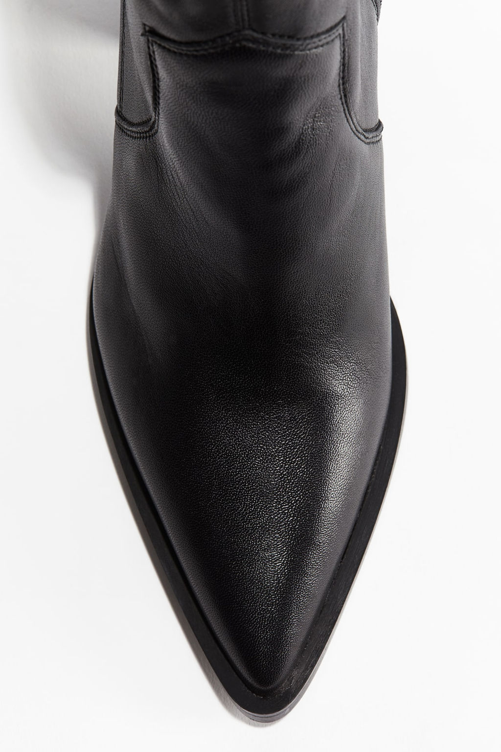 Botines cowboy de piel - H&m фото 2