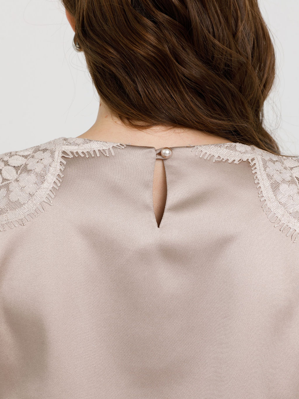 Блузка с кружевом - Marchello marchellini фото 6