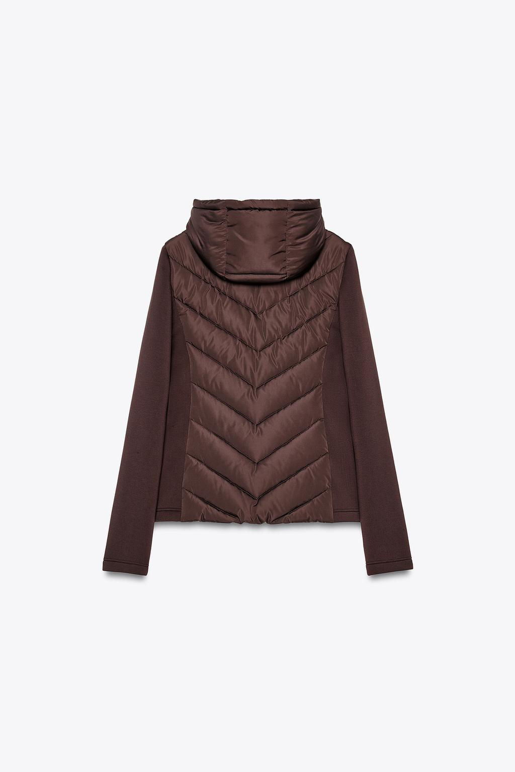 CONTRAST PUFFER JACKET - Zara фото 3