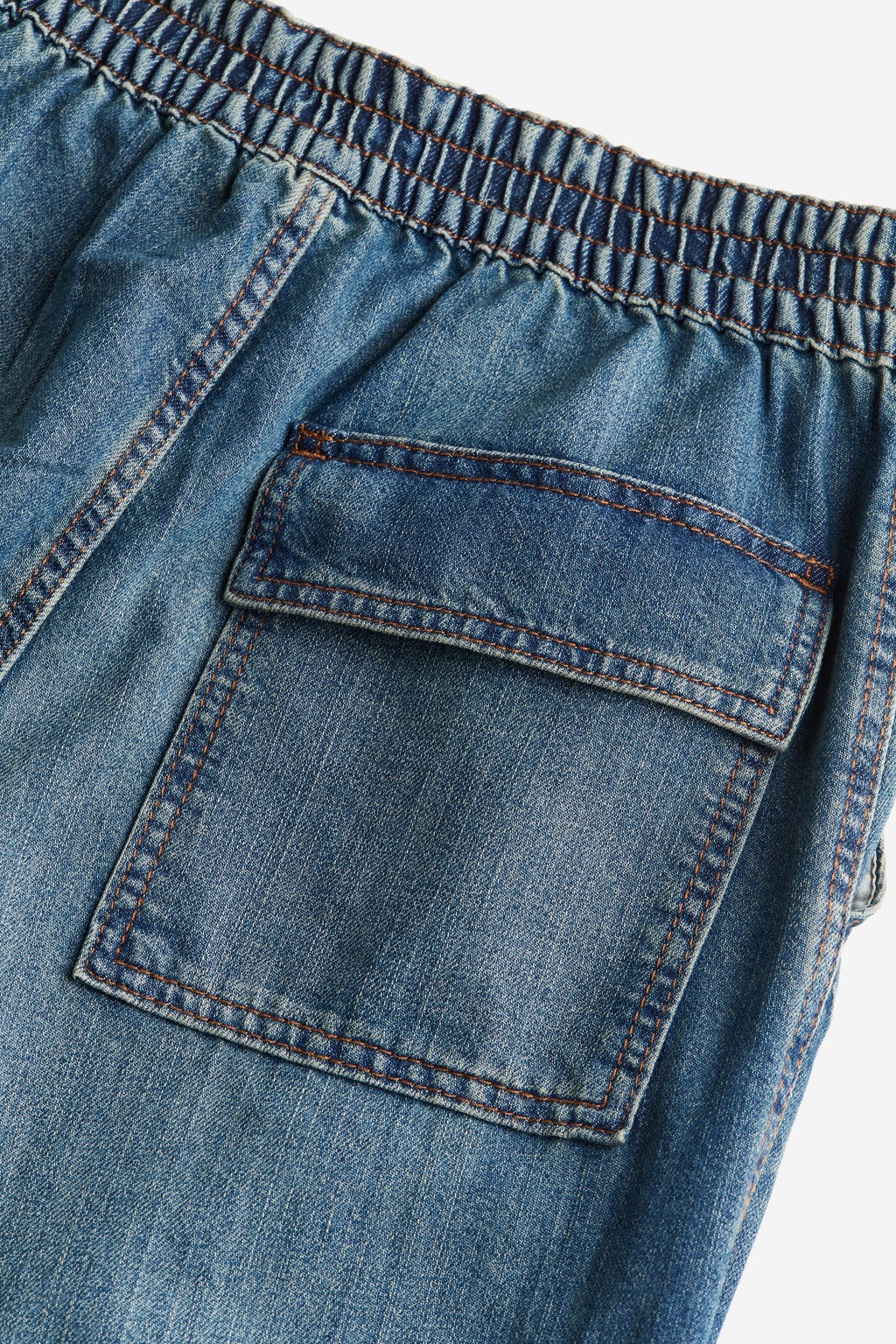 Pantal?n parachute en denim - H&m фото 4