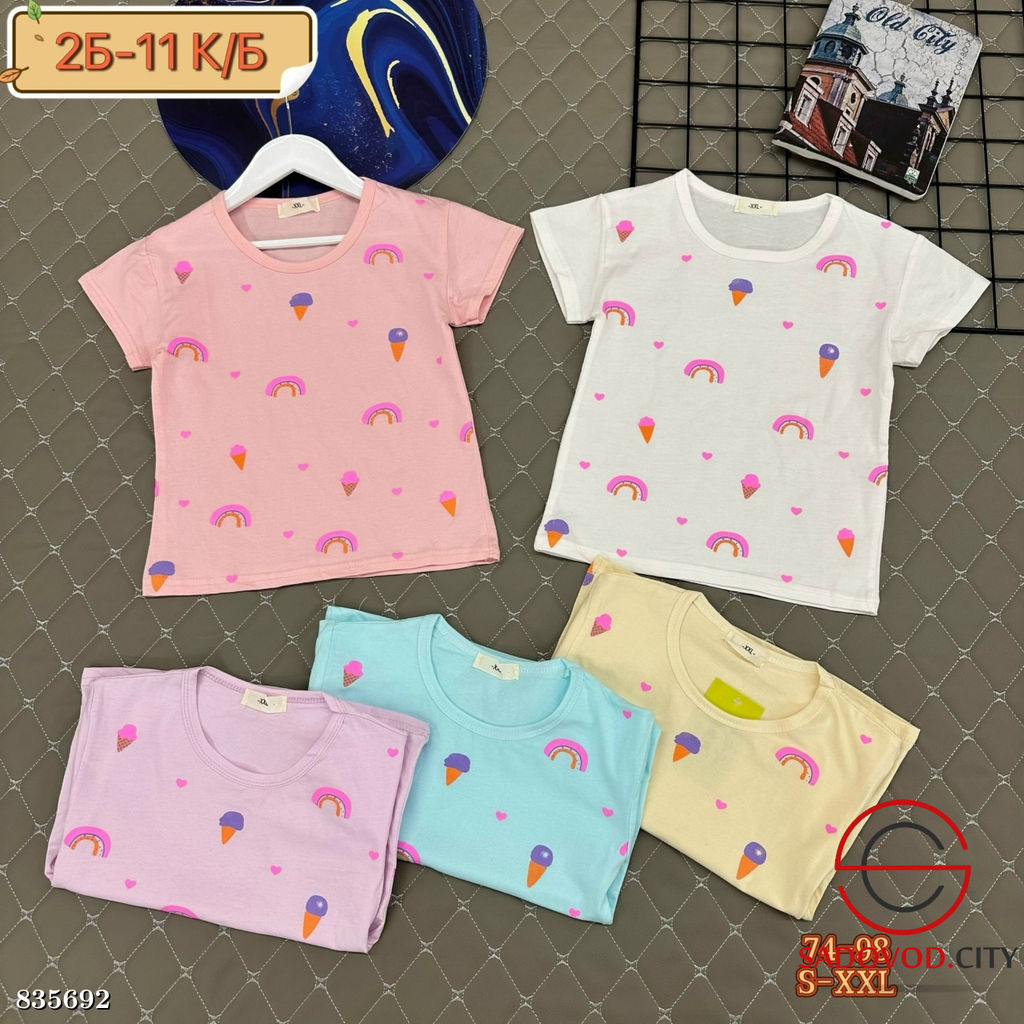 Футболка для девочки с рисунком