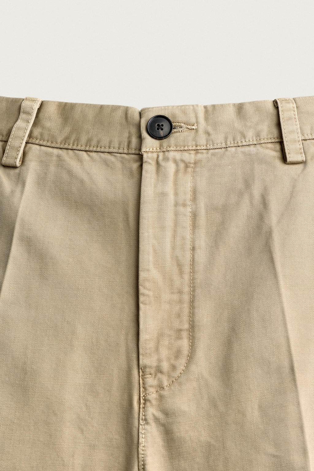 PANTAL?N CHINO RELAXED FIT LAVADO / Beige - Zara фото 9
