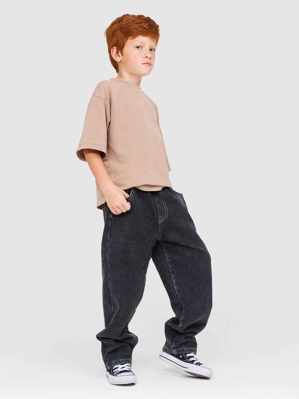 Джинсы-багги утеплённые для мальчиков - Синяя Мода фото 12