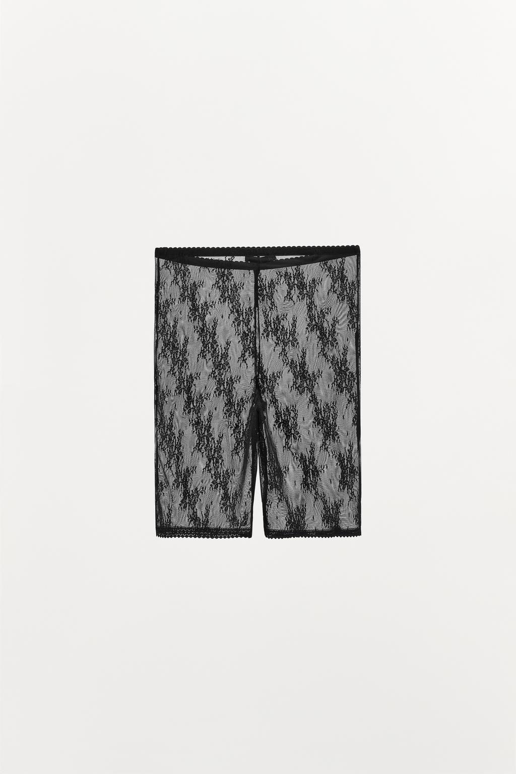 LACE CYCLING SHORTS - Zara фото 3