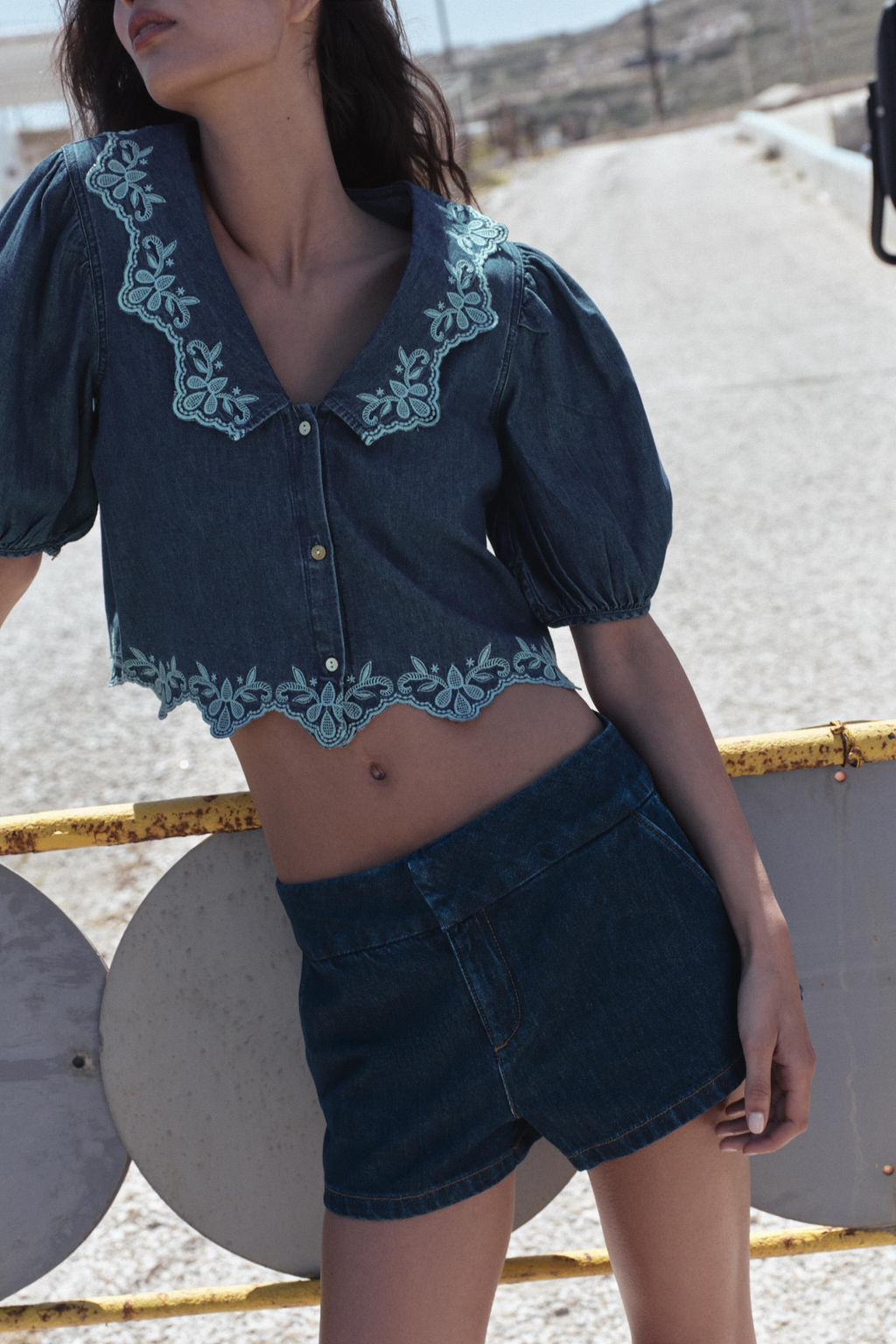CAMISA Z1975 DENIM BORDADOS / ?ndigo - Zara фото 6