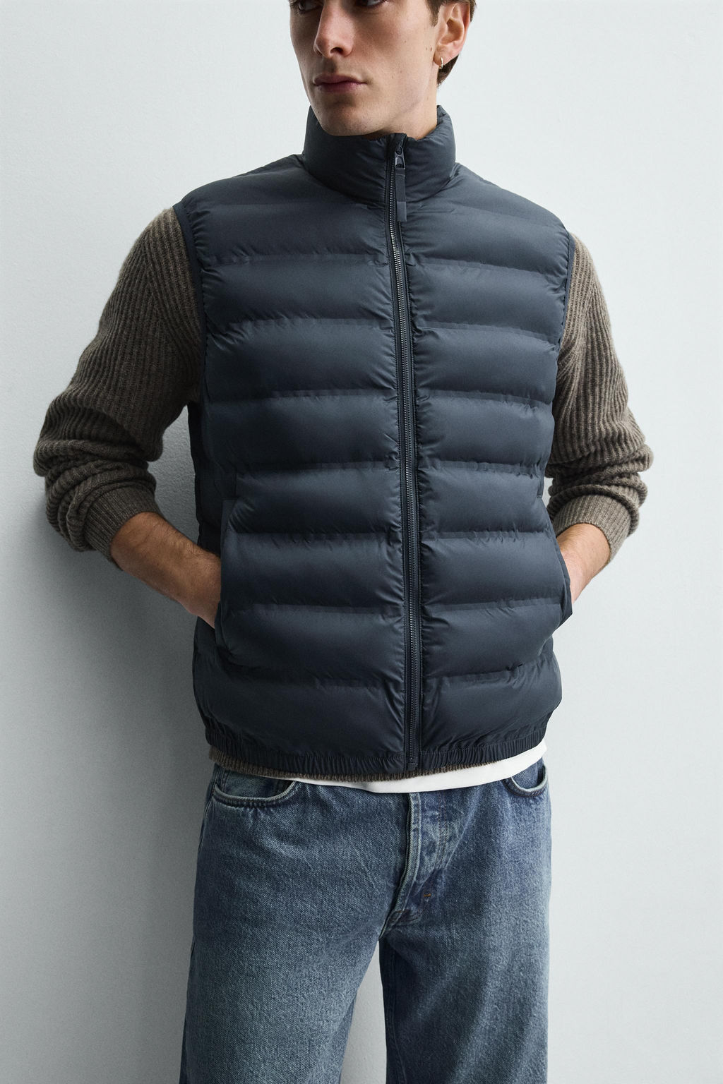 WATER-REPELLENT LIGHTWEIGHT PUFFER GILET - Zara фото 13