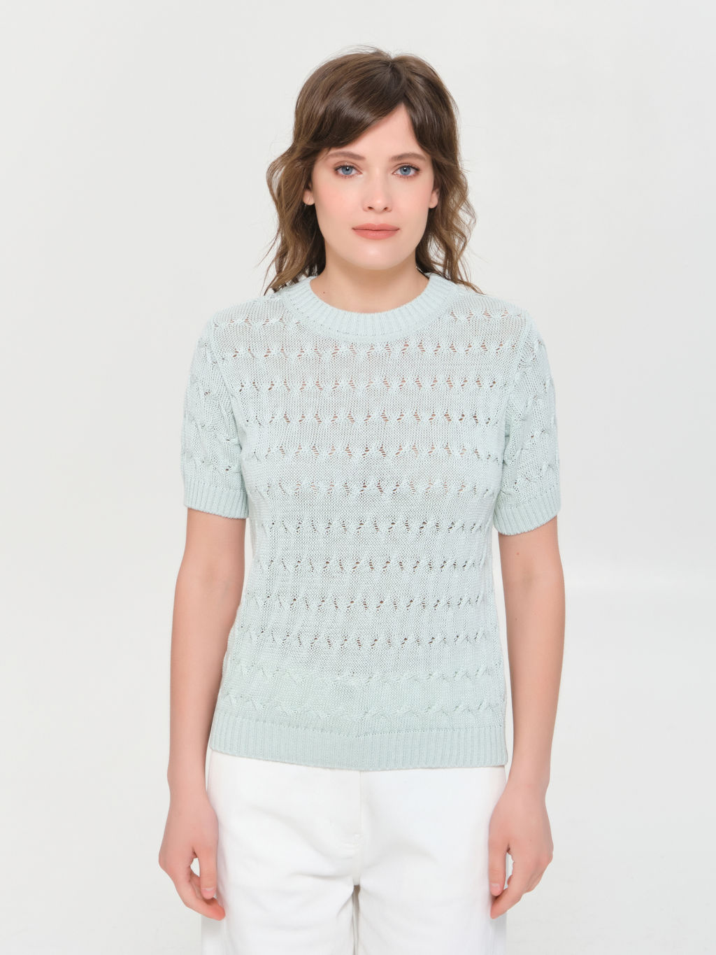 Блузка вязаная - Stilla фото 4