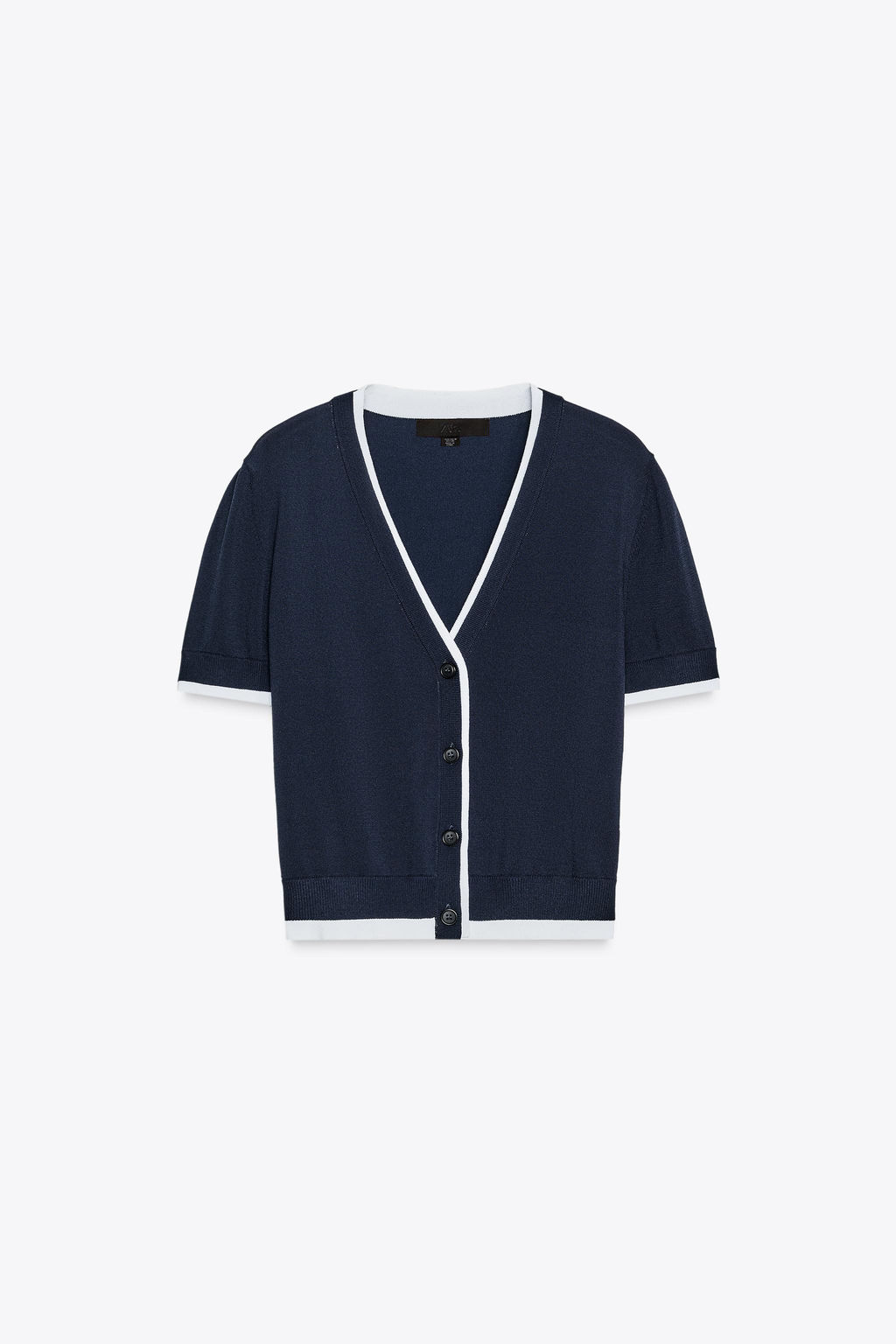 DOUBLE-LAYER TRIM CARDIGAN - Zara фото 7