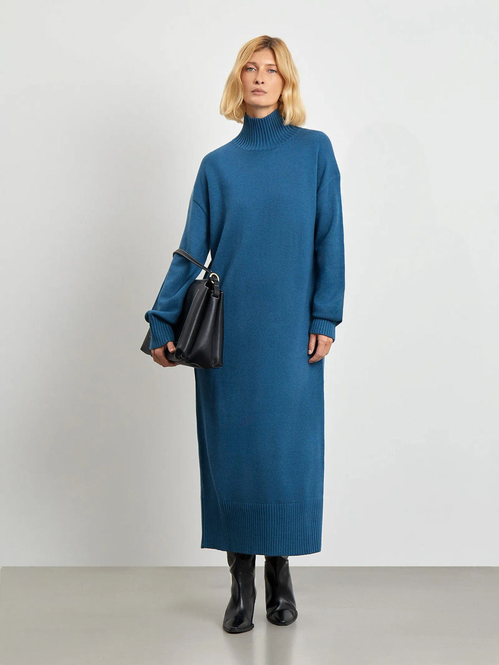 ЕМКА / Платье-кокон с шерстью - Emka фото 2